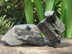 Natural Large Mix of Schorl Black Tourmaline Crystal Clusters x 6 From Erongo, Namibia - Toprock Gemstones and Minerals 
