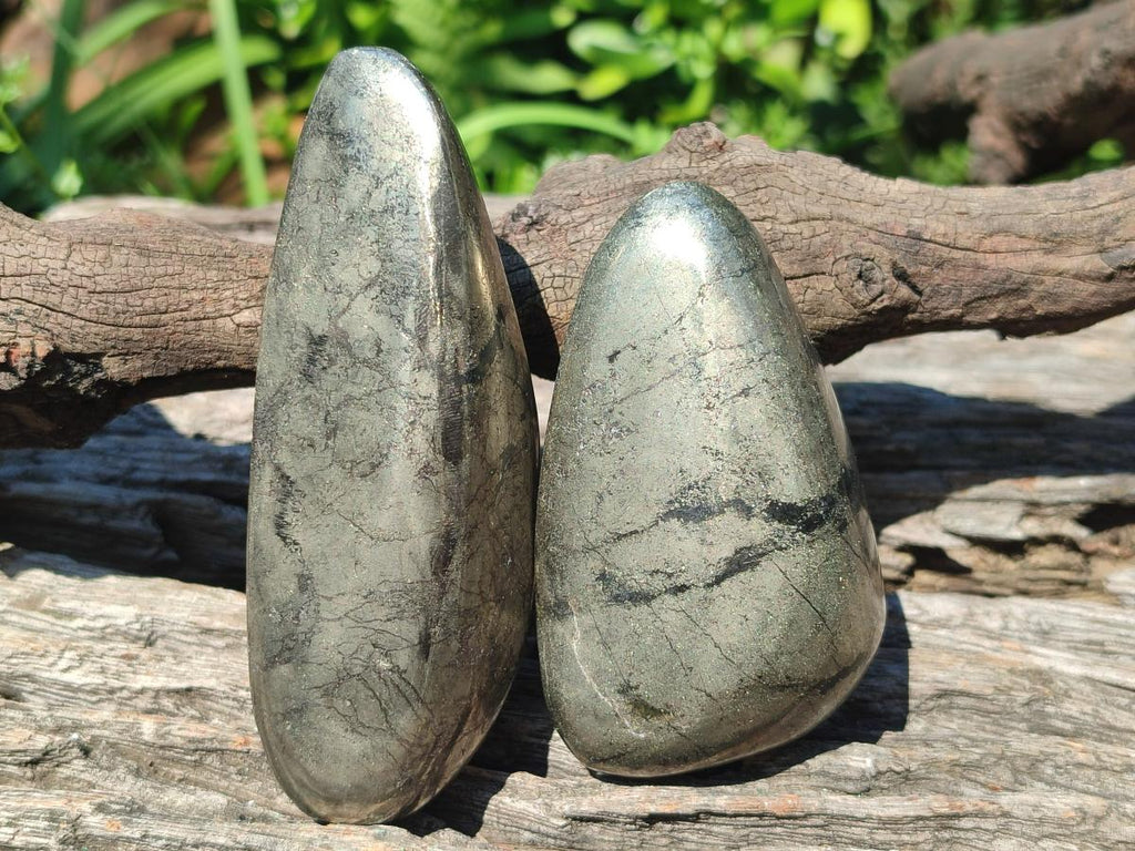 Polished Basalt Pharaoh Stone Free Forms x 6 From Iron Duke Mine, Zimbabwe - Toprock Gemstones and Minerals 