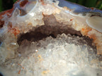 Polished and Natural Large Banded Agate Geode with Crystalline Centre x 1 From Maintirano, Madagascar - Toprock Gemstones and Minerals 