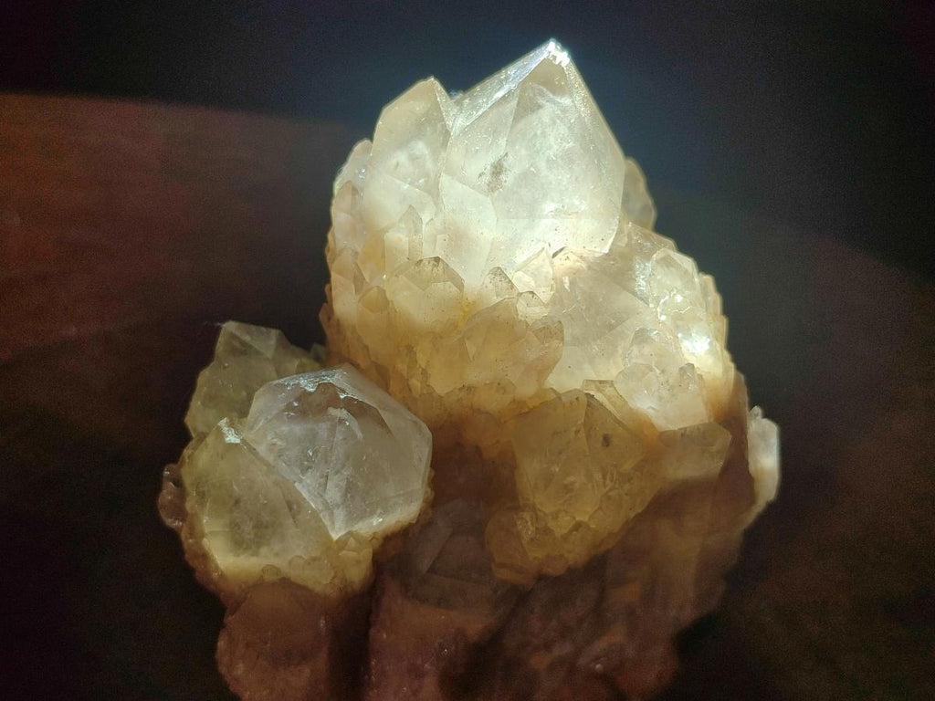 Natural Cascading White Phantom Clear Smokey Luena Quartz Clusters x 6 From Luena, Congo - Toprock Gemstones and Minerals 
