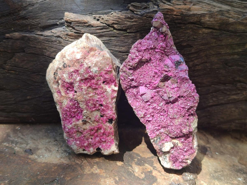 Natural Salrose Cobaltoan Dolomite Specimens x 6 From Kakanda, Congo - Toprock Gemstones and Minerals 