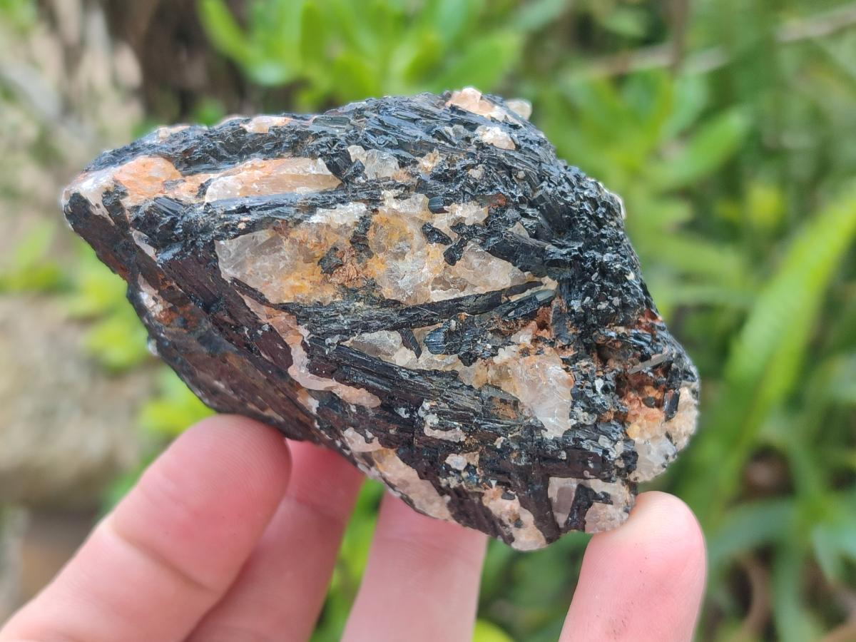 Natural Black Tourmaline Specimens in Quartz x 12 From Zimbabwe - Toprock Gemstones and Minerals 