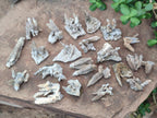 Natural Semi-Sceptre Spearhead Calcite Crystals x 35 From Albert's Mountain, Lesotho - Toprock Gemstones and Minerals 