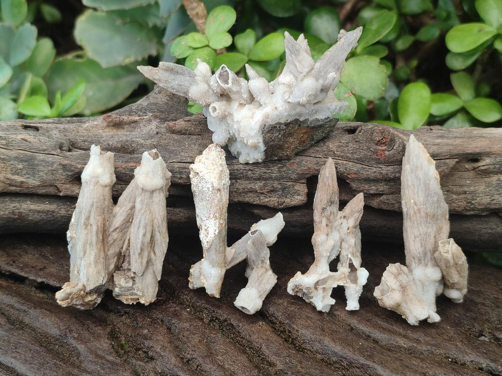 Natural Semi-Sceptre Spearhead Calcite Crystals x 35 From Albert's Mountain, Lesotho - Toprock Gemstones and Minerals 
