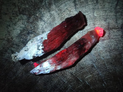 Natural Semi-Sceptre Spearhead Calcite Crystals x 35 From Albert's Mountain, Lesotho - Toprock Gemstones and Minerals 