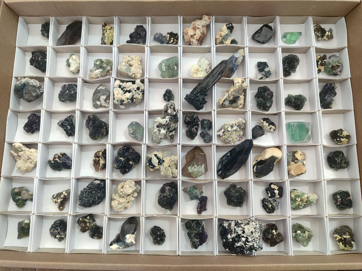 Natural Mix of Mineral Specimens x 82 From Erongo, Namibia - Toprock Gemstones and Minerals 