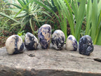 Polished Lepidolite Standing Display Pieces x 6 From Zimbabwe - Toprock Gemstones and Minerals 
