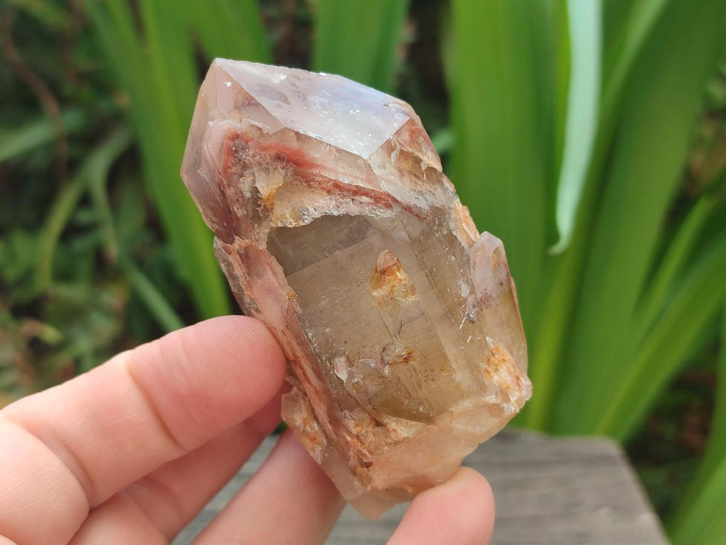 Natural Red Hematoid Quartz Crystals and Clusters x 6 From Karoi, Zimbabwe - Toprock Gemstones and Minerals 
