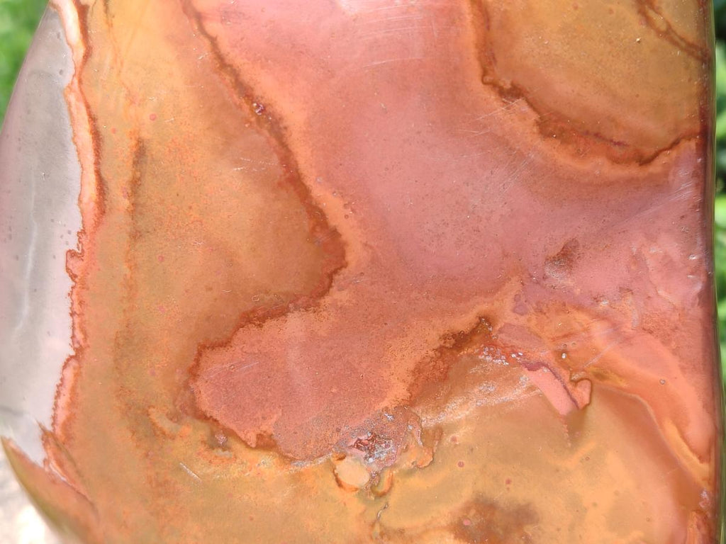 Polished Large Polychrome Jasper Standing Display Pieces x 2 From Androka, Madagascar - Toprock Gemstones and Minerals 