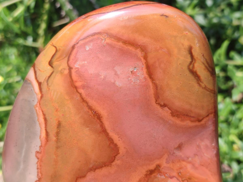 Polished Large Polychrome Jasper Standing Display Pieces x 2 From Androka, Madagascar - Toprock Gemstones and Minerals 