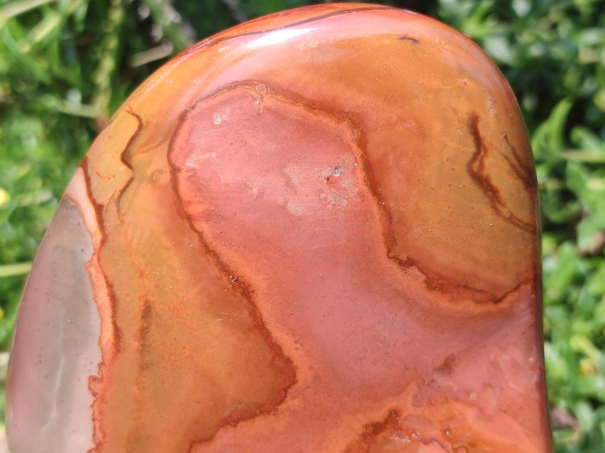 Polished Large Polychrome Jasper Standing Display Pieces x 2 From Androka, Madagascar - Toprock Gemstones and Minerals 