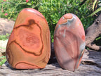 Polished Large Polychrome Jasper Standing Display Pieces x 2 From Androka, Madagascar - Toprock Gemstones and Minerals 