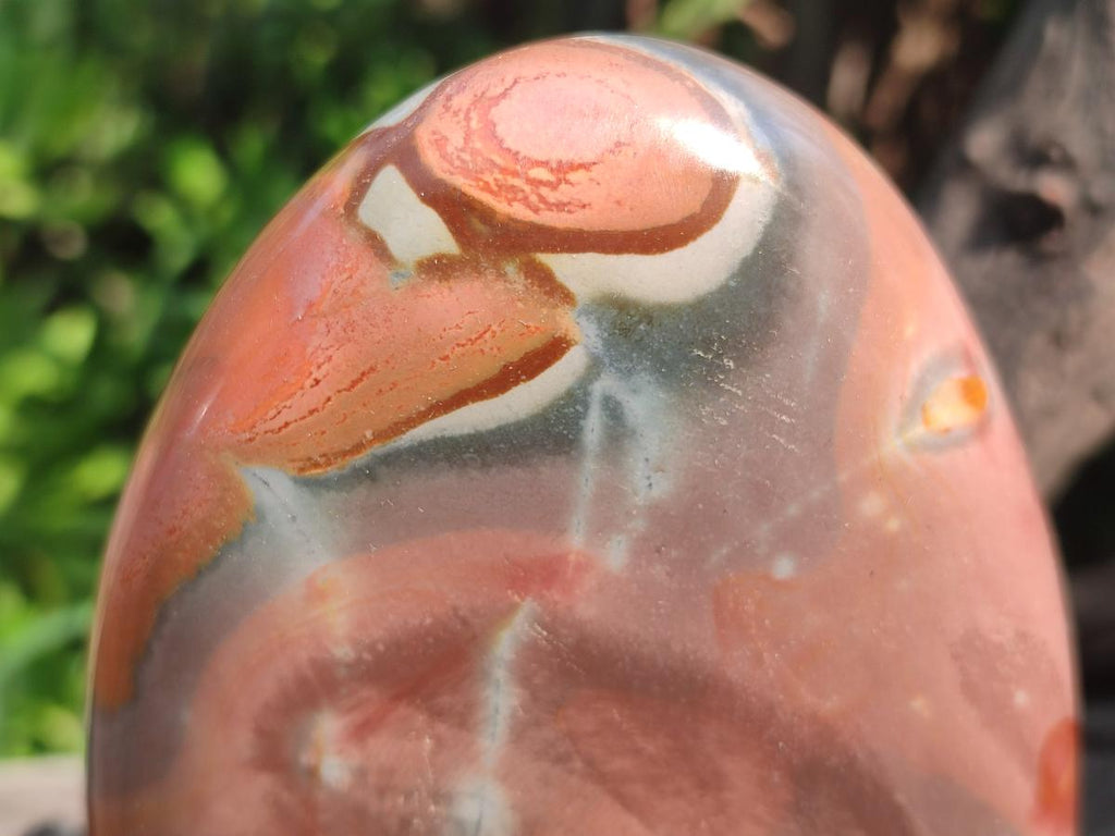 Polished Large Polychrome Jasper Standing Display Pieces x 2 From Androka, Madagascar - Toprock Gemstones and Minerals 