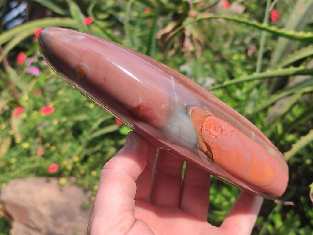 Polished Large Polychrome Jasper Standing Display Pieces x 2 From Androka, Madagascar - Toprock Gemstones and Minerals 