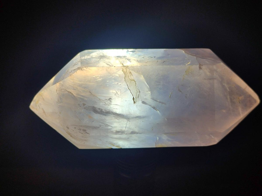Polished Double Terminated Gemmy Rose Quartz Crystals x 3 From Madagascar - Toprock Gemstones and Minerals 