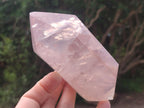 Polished Double Terminated Gemmy Rose Quartz Crystals x 3 From Madagascar - Toprock Gemstones and Minerals 