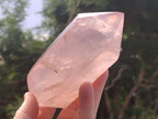 Polished Double Terminated Gemmy Rose Quartz Crystals x 3 From Madagascar - Toprock Gemstones and Minerals 