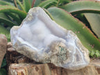 Natural Blue Lace Agate Specimens x 6 From Nsanje, Malawi - Toprock Gemstones and Minerals 