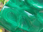 Polished Large Flower Banded Malachite Free Form x 1 From Congo - Toprock Gemstones and Minerals 
