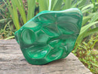 Polished Large Flower Banded Malachite Free Form x 1 From Congo - Toprock Gemstones and Minerals 