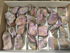 Natural Cobbed Stichtite Specimens x 24 From Barberton, South Africa
