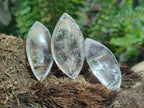 Polished Rock Crystal Quartz "Angel Tears" Free Forms x 35 From Madagascar