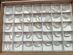 Polished Rock Crystal Quartz "Angel Tears" Free Forms x 35 From Madagascar