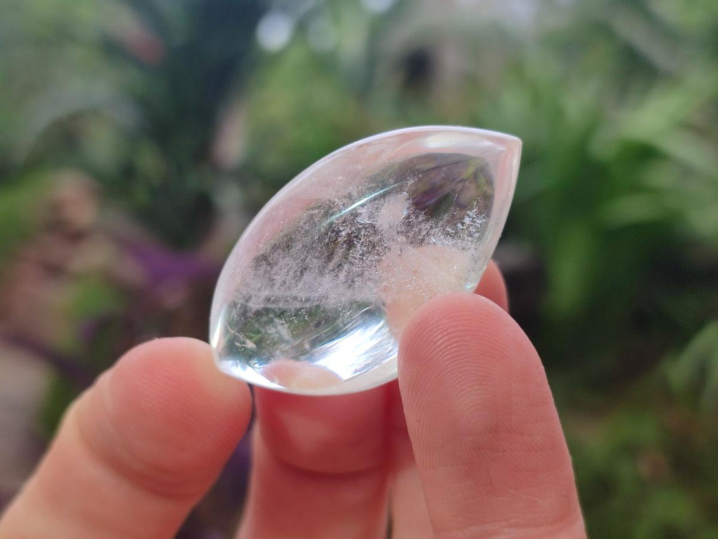 Polished Rock Crystal Quartz "Angel Tears" Free Forms x 35 From Madagascar