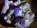 Natural Dark Purple Amethyst Clusters x 6 From Zambia