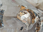 Natural XL Smokey Quartz Crystal with Schorl Black Tourmaline and Boitite Mica x 1 From Erongo, Namibia