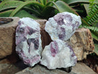 Natural Pink Rubellite Tourmaline Specimens x 4 From Karibib, Namibia
