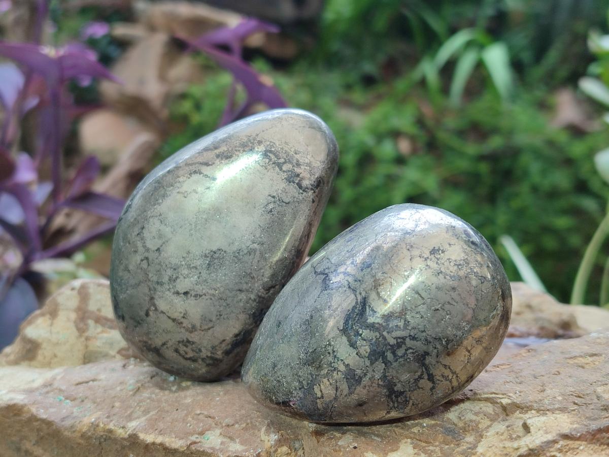Polished Basalt Pharaoh Stone Free Forms x 5 From Iron Duke Mine, Zimbabwe