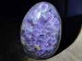 Polished Large Purple Smokey Chevron Amethyst Standing Display Piece x 1 From Madagascar