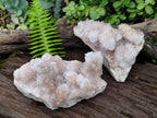 Natural Spirit Quartz Clusters x 2 From Boekenhouthoek, South Africa
