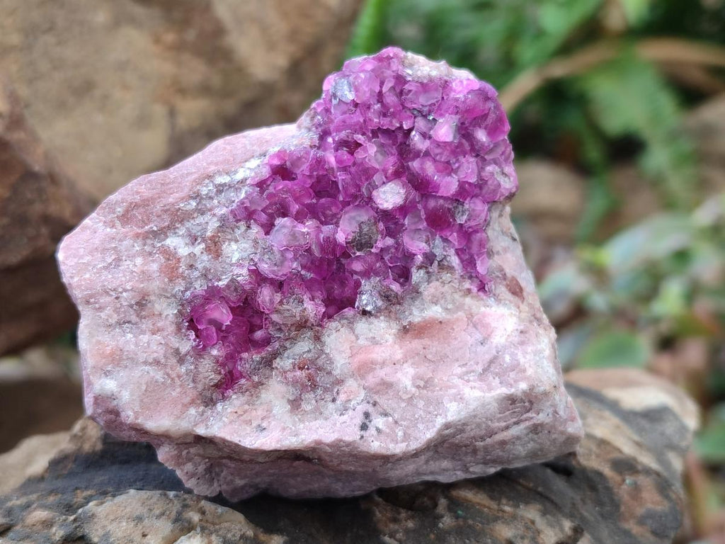 Natural Spherocobaltite Specimens x 6 From Mashamba West Mine, Congo