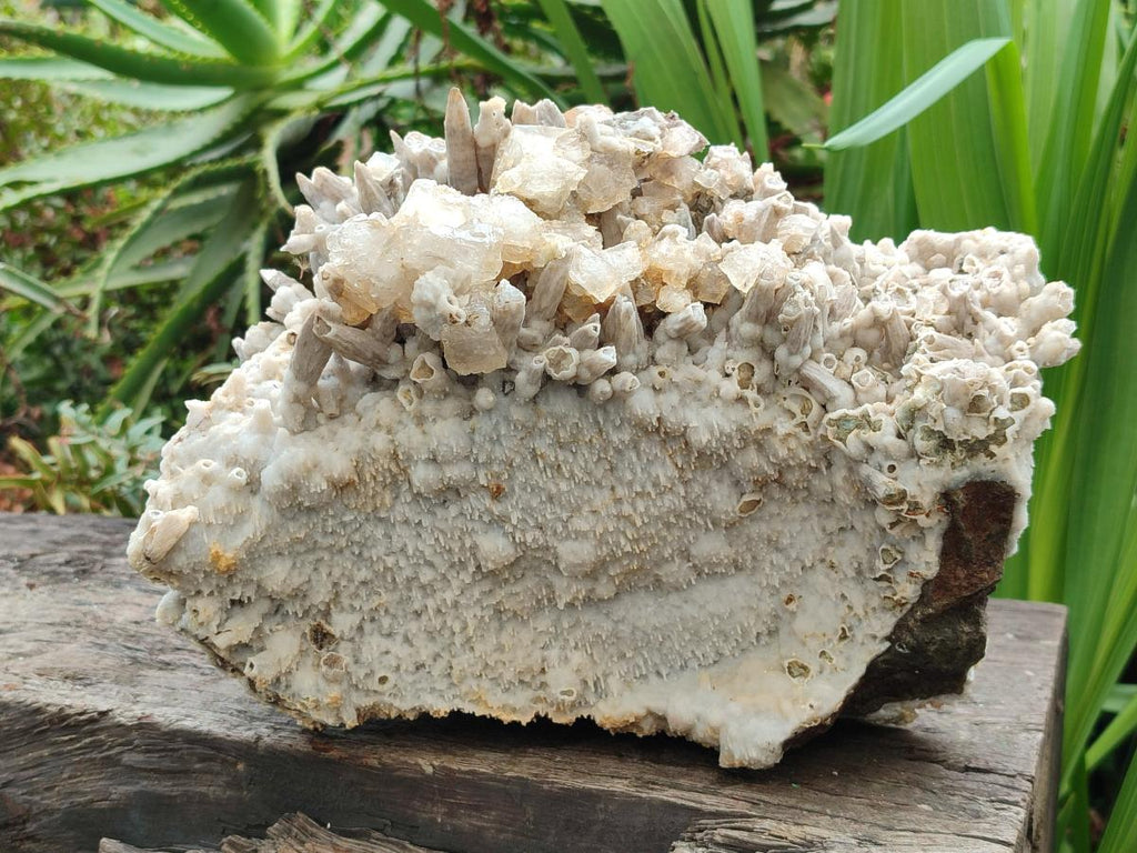 Natural XL Rare Size Spearhead Calcite Cluster Specimen with Rhomboherdral Crystals x 1 From Albert's Mountain, Lesotho