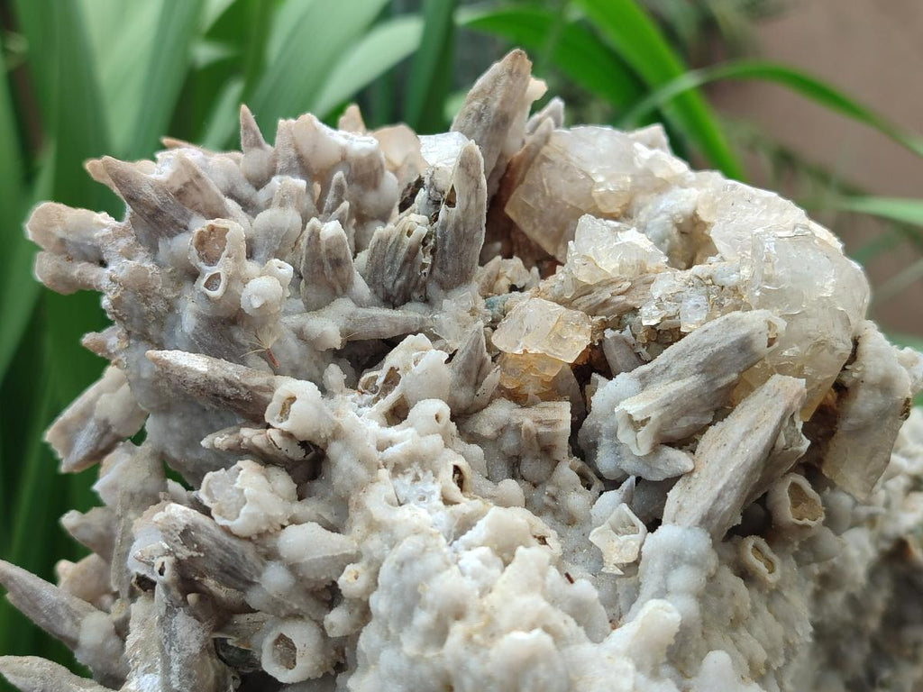 Natural XL Rare Size Spearhead Calcite Cluster Specimen with Rhomboherdral Crystals x 1 From Albert's Mountain, Lesotho