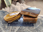 Polished Golden Tigers Eye Tumbled Free Forms x 35 From Prieska, South Africa