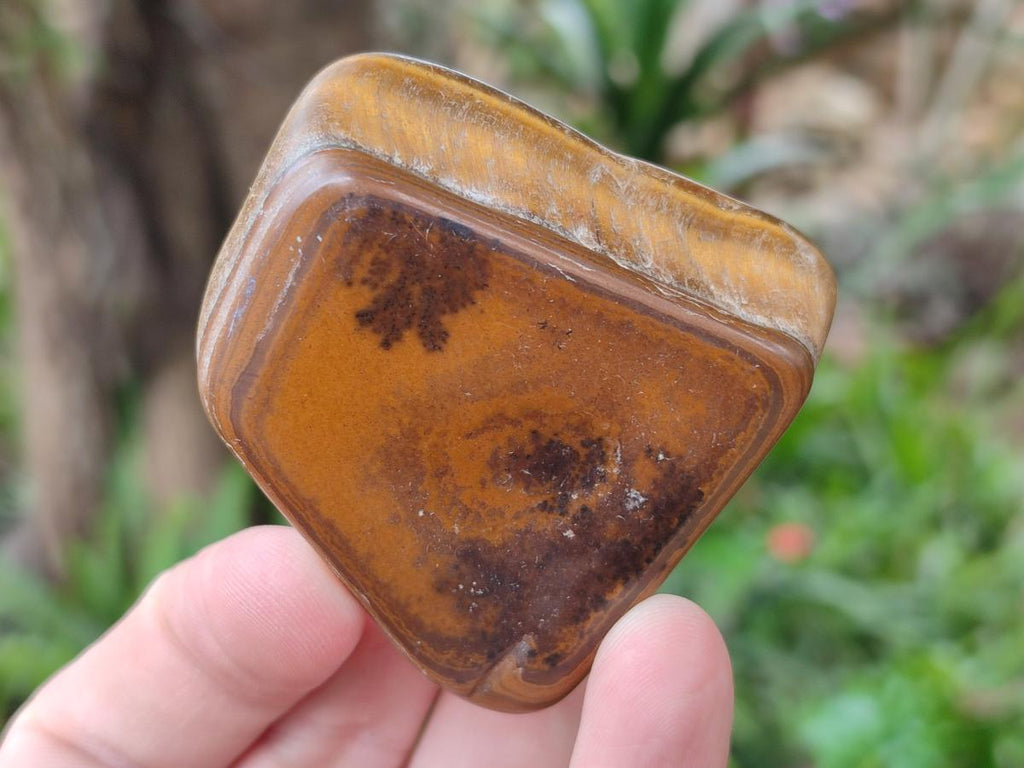 Polished Golden Tigers Eye Tumbled Free Forms x 35 From Prieska, South Africa