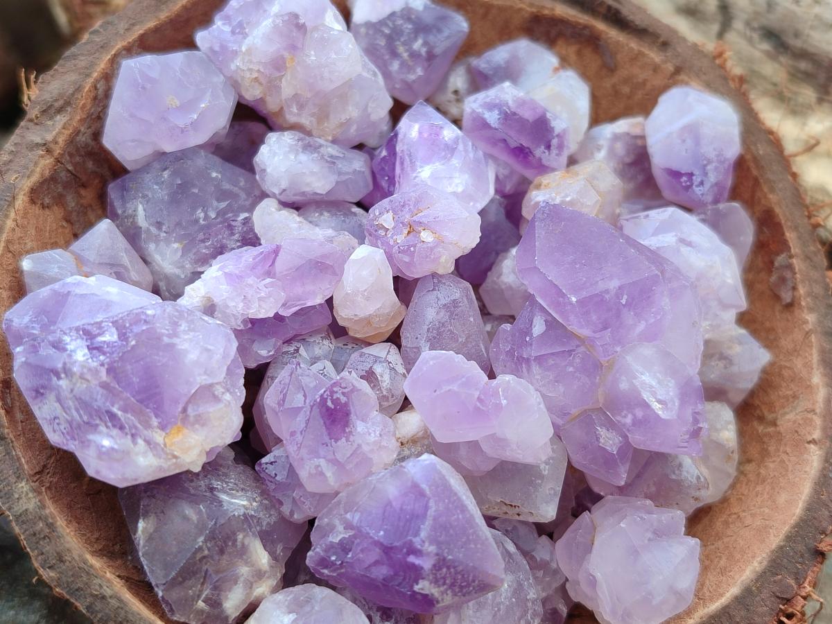 Natural Amethyst Crystal Bags of 1kg Lots x 6 From Madagascar