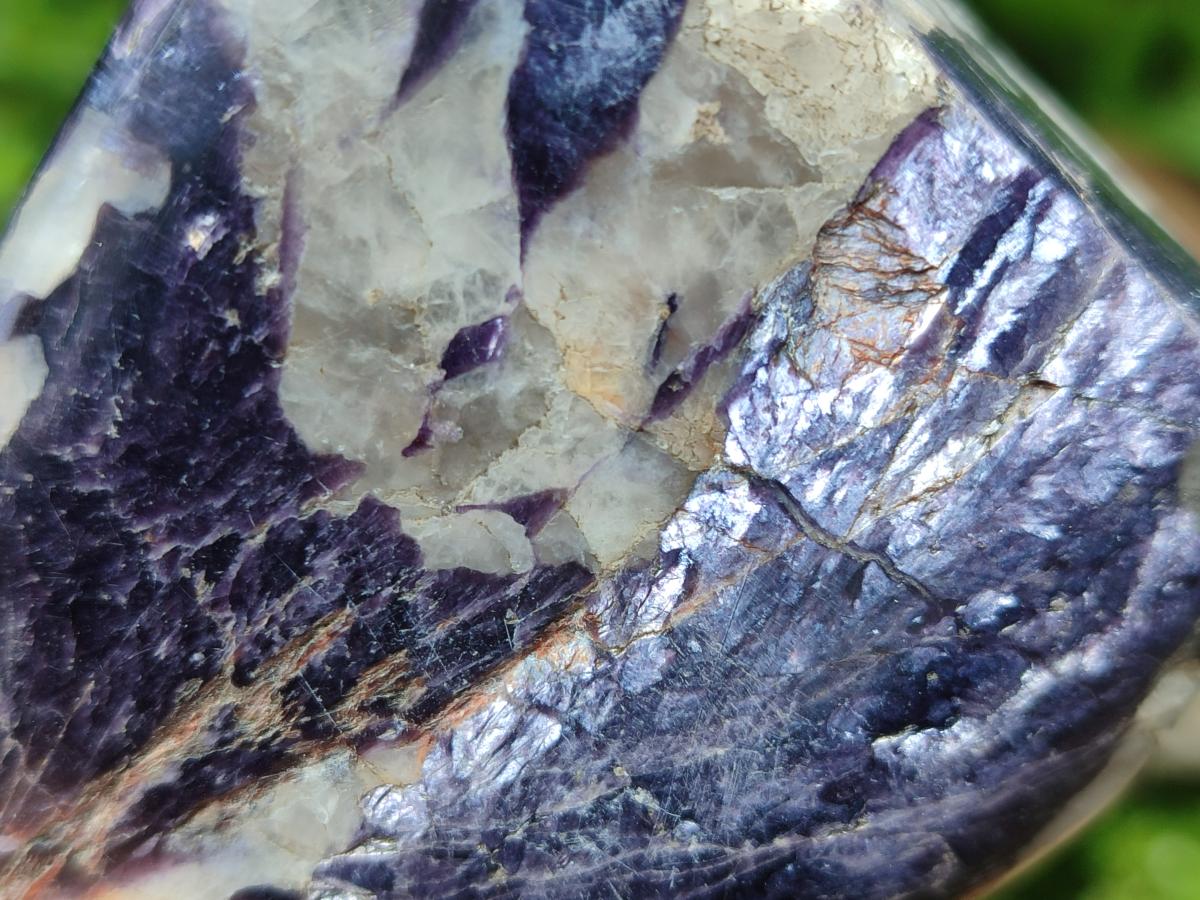 Polished Lepidolite Standing Display Pieces x 7 From Zimbabwe
