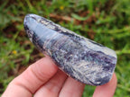 Polished Lepidolite Standing Display Pieces x 7 From Zimbabwe