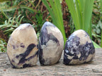 Polished Lepidolite Standing Display Pieces x 7 From Zimbabwe