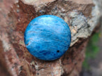 Polished Blue Apatite Pendants x 20 From Betroka, Madagascar