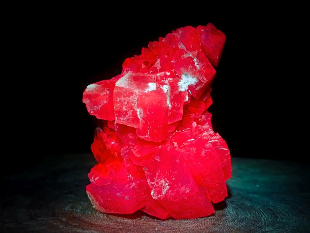 Natural Stacked Rhombohedral Calcite Specimens x 2 From Albert's Mountain, Lesotho