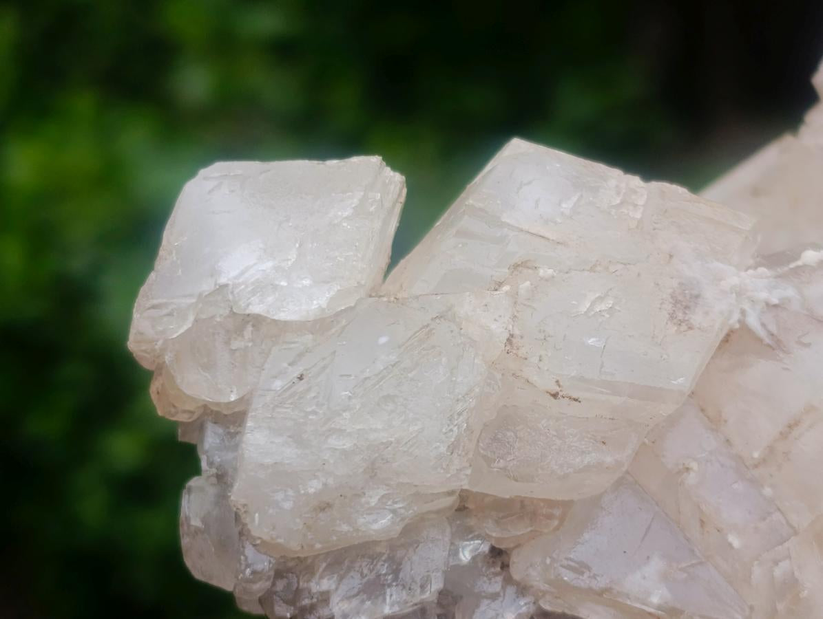 Natural Stacked Rhombohedral Calcite Specimens x 2 From Albert's Mountain, Lesotho