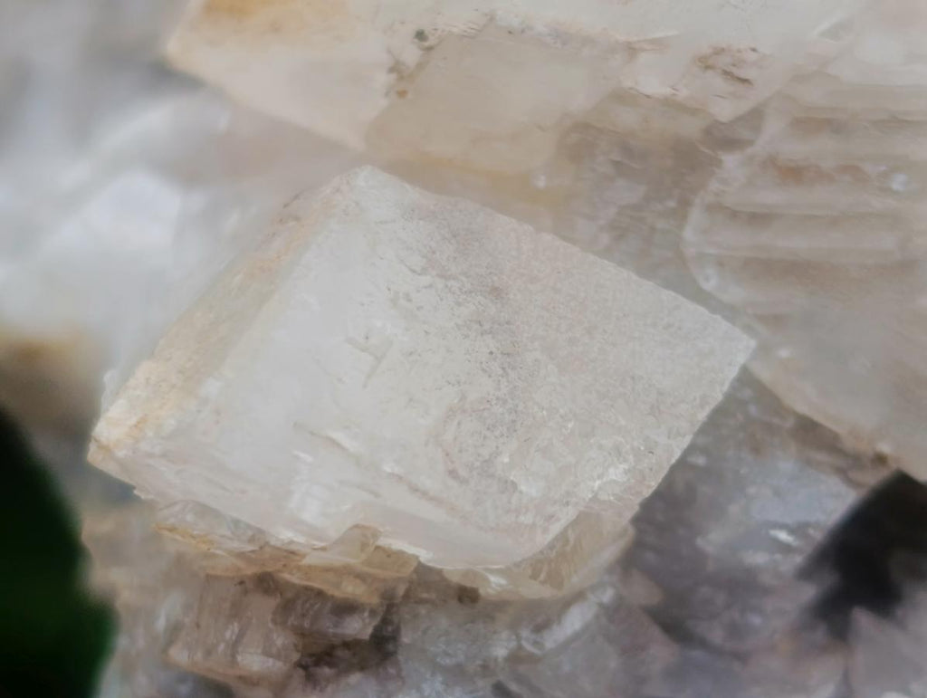 Natural Stacked Rhombohedral Calcite Specimens x 2 From Albert's Mountain, Lesotho