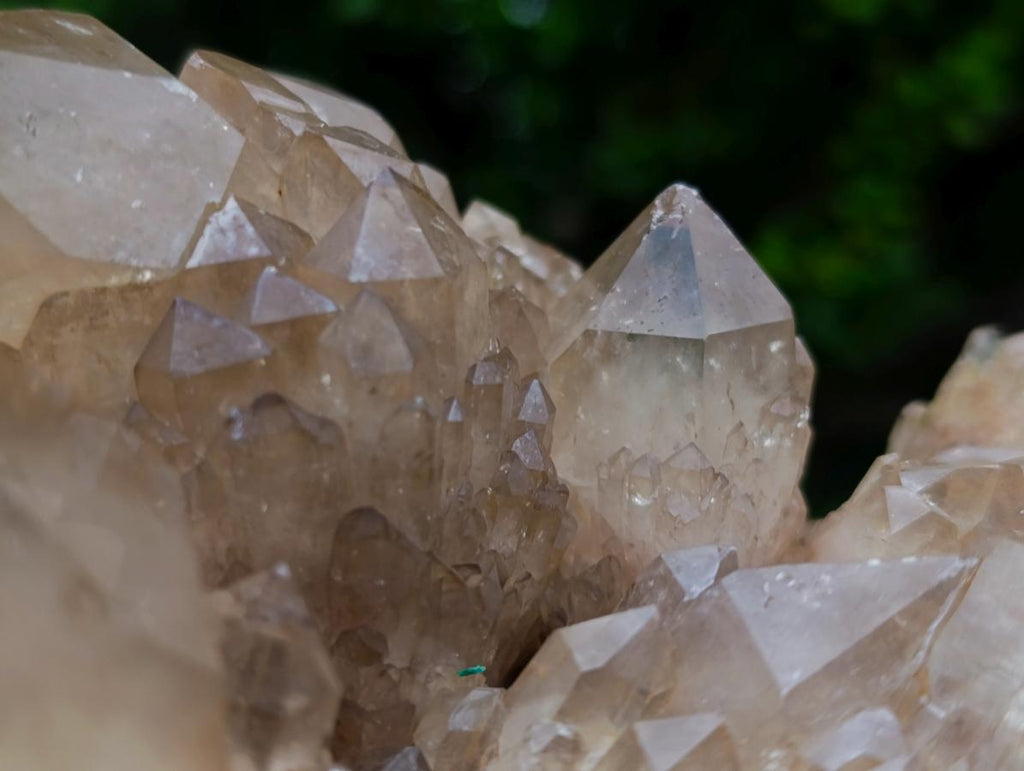 Natural Large Cascading Clear Smokey Citrine Luena Quartz Cluster x 1 From Luena, Congo