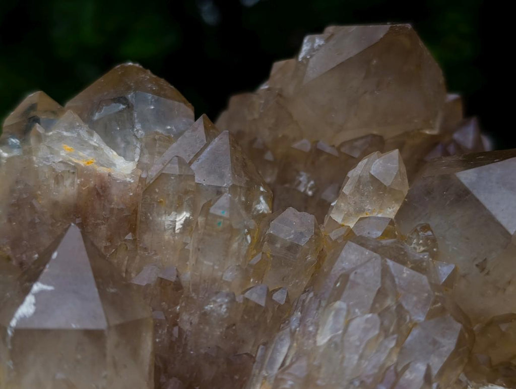 Natural Large Cascading Clear Smokey Citrine Luena Quartz Cluster x 1 From Luena, Congo