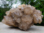 Natural Large Cascading Clear Smokey Citrine Luena Quartz Cluster x 1 From Luena, Congo